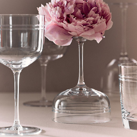 Noemie Etched White Wine Glass Set of 6 by goop