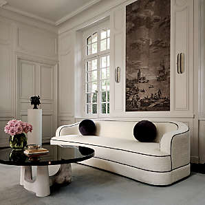 Modern Black and White Wood Coffee Tables CB2