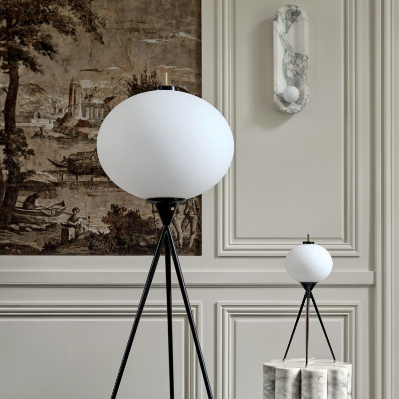 Montaigne Black Tripod Table Lamp by goop - image 8 of 9