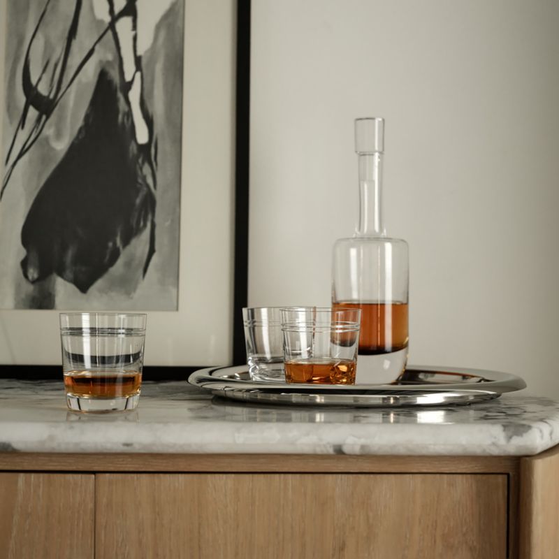 Noemie Etched Double Old-Fashioned Glass by goop - image 5 of 11