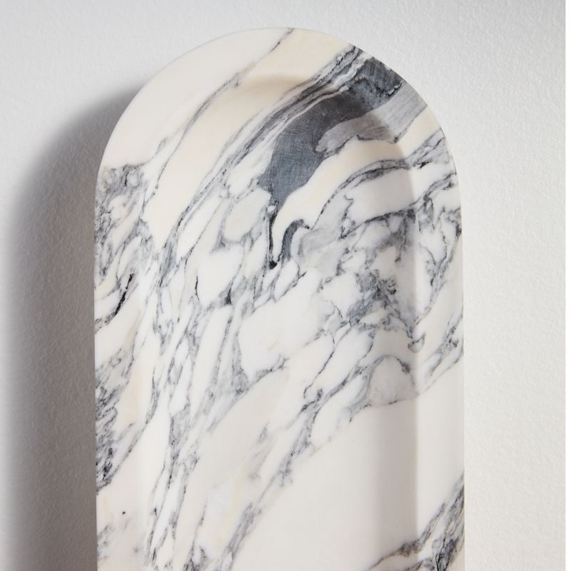 Roxane White Marble Wall Sconce by goop - image 8 of 13