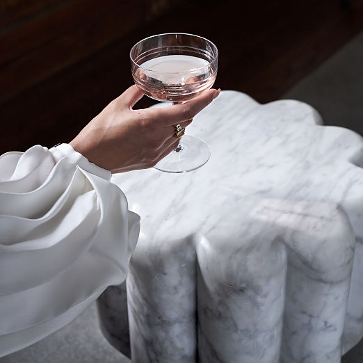 Noemie Etched Coupe Glass by goop