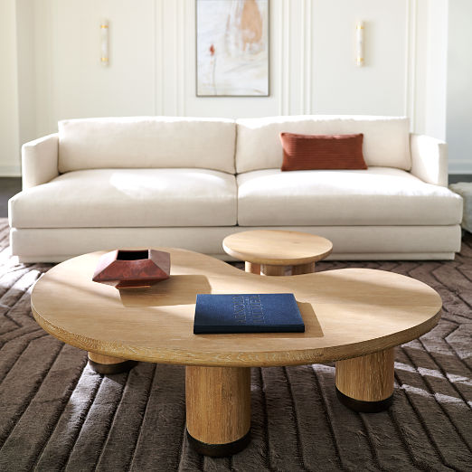 Melrose 55" Oak Coffee Table