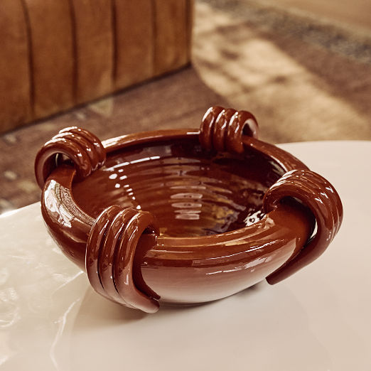 Chiara Red Ceramic Decorative Bowl