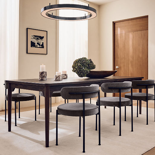Inesse Mink Grey Velvet Dining Chair