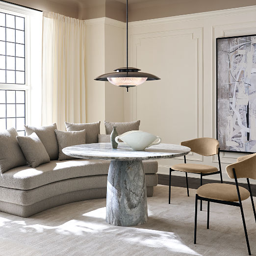 Damato Sand Velvet Dining Chair