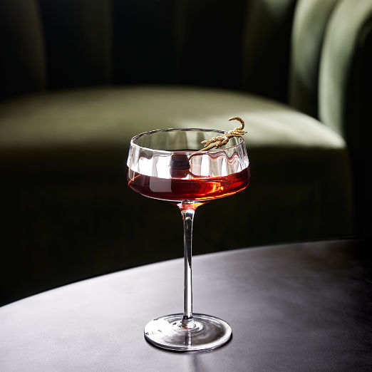 Muse Optic Fluted Coupe Glass