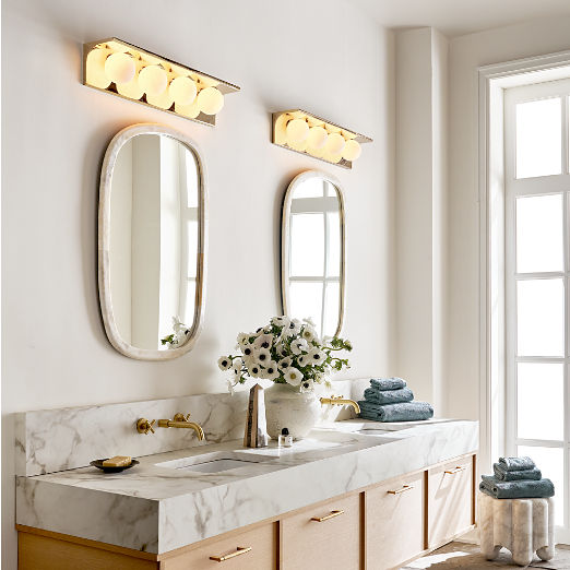 Diani Cream Onyx Wall Mirror 24''x36''