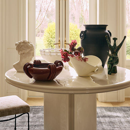 Mondovi Black Ceramic Floor Vase