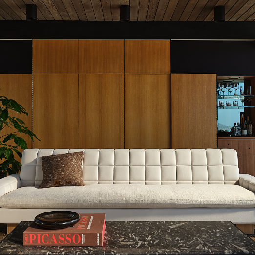 Twist Sepia Brown Wool Throw Pillow Cover 20"x20" by Kravitz Design