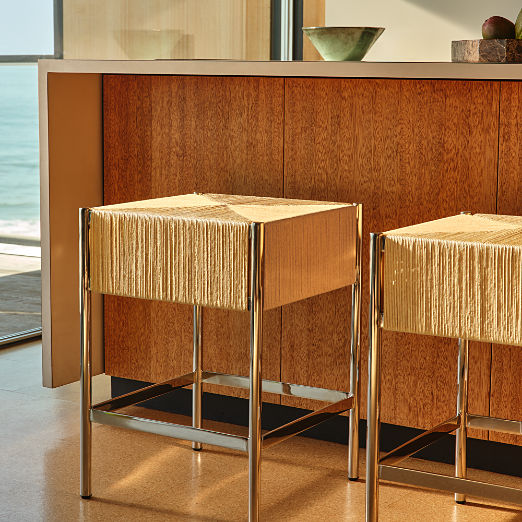 Haulm Natural Danish Cord Counter Stool by Kravitz Design