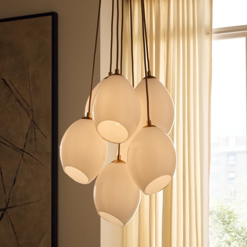 Kalliope Glass Cluster Pendant Light 19.7" - image 1 of 7