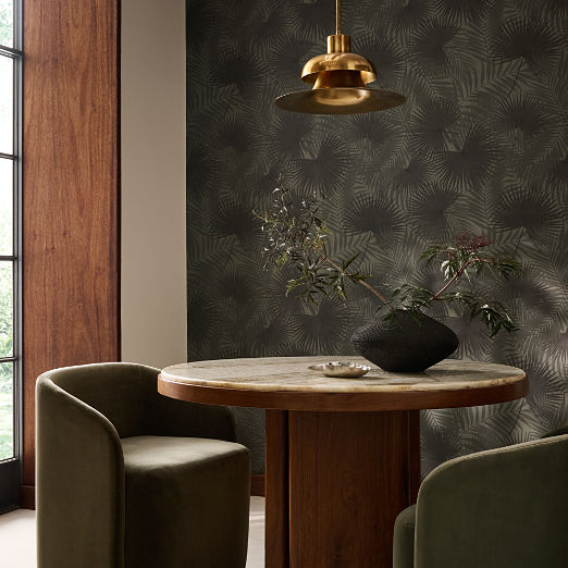 Palm Leaf Green Wallpaper