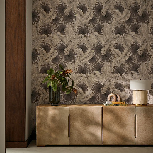 Palm Leaf Neutral Wallpaper