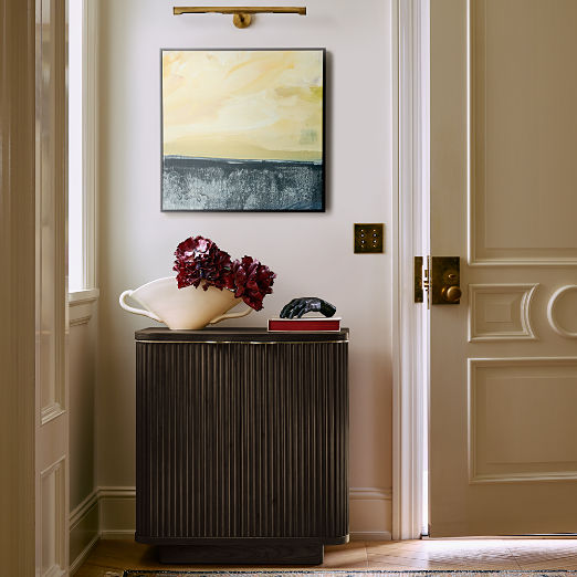 Davison 30" Fluted Dark Oak Cabinet