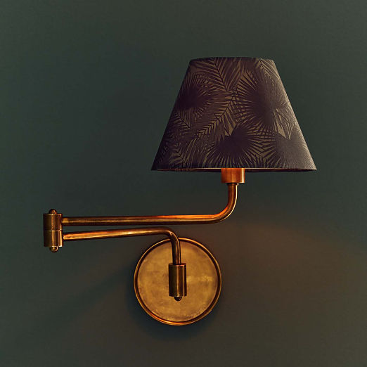 Katya Palm Print Articulating Wall Sconce