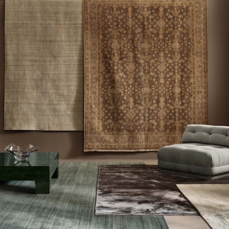 Elena Hand-Knotted Golden Brown Performance Runner Rug 2.5'x8' - image 1 of 5