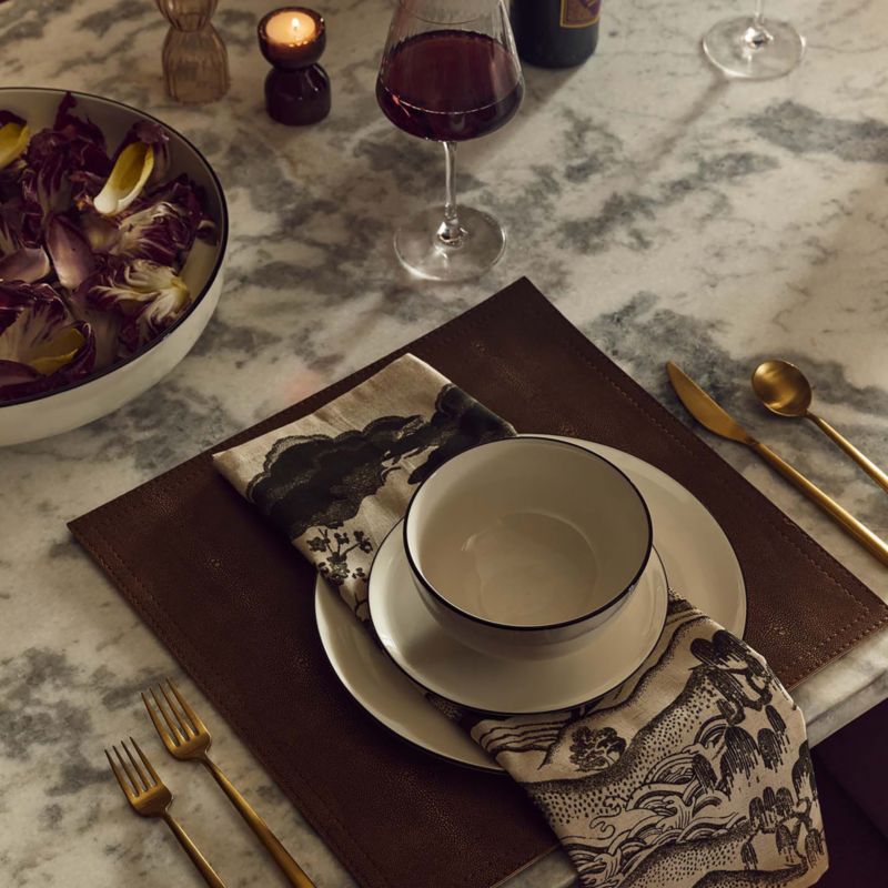 Sloane Warm White Cotton and Linen Napkin - image 1 of 4