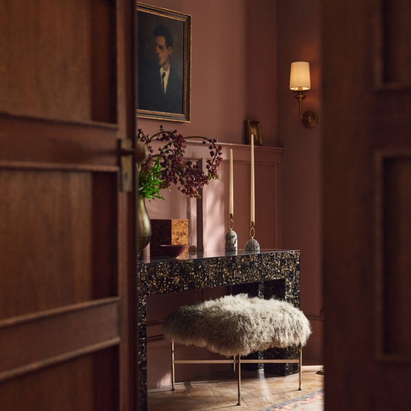 Director Taupe Shearling Ottoman Model 1201 by Paul McCobb - image 6 of 8