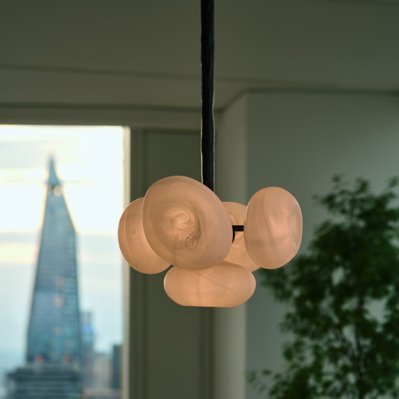 Cahya Murano Glass Pendant Light 53" by Casa Dean by Swizz Beatz - image 7 of 8