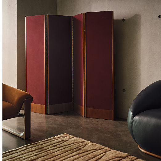 Hide and Seek Vegan Leather Room Divider by Casa Dean by Swizz Beatz