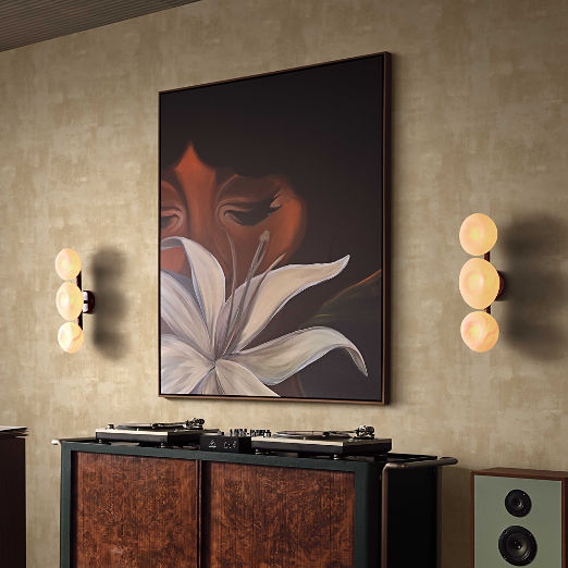 Casablanca Lily 48"x60" Wall Art by Megan Gabrielle for Casa Dean by Swizz Beatz