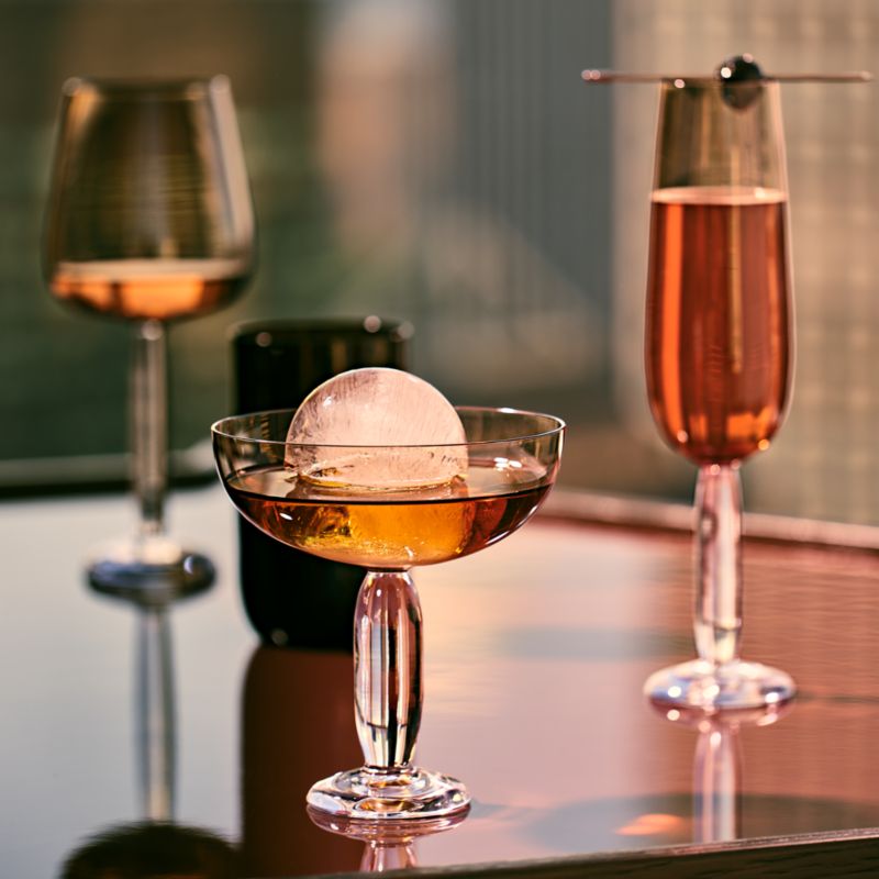 Dean Inom Smoked Coupe Glass by Casa Dean by Swizz Beatz - image 1 of 4