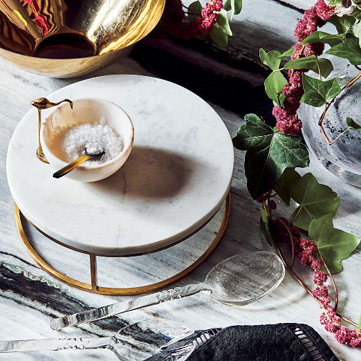 Essex Marble Cake Stand/Server Small