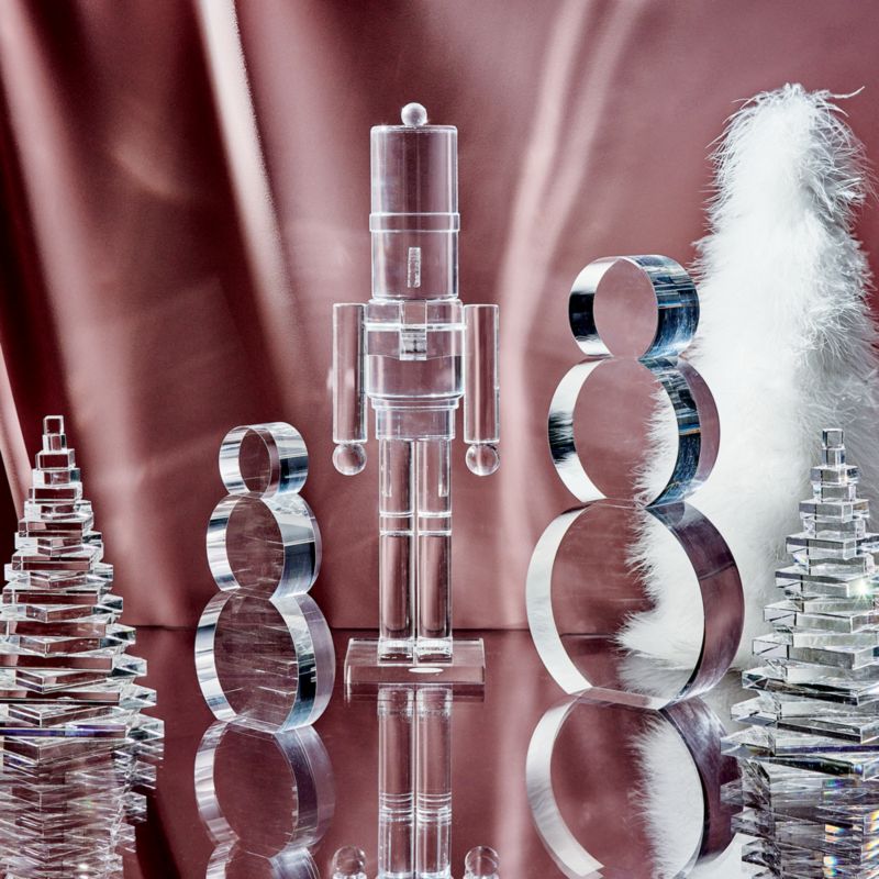 Clear Acrylic Christmas Nutcracker 16" - image 3 of 6