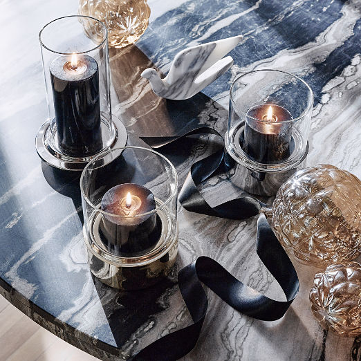 Black Pillar Candles