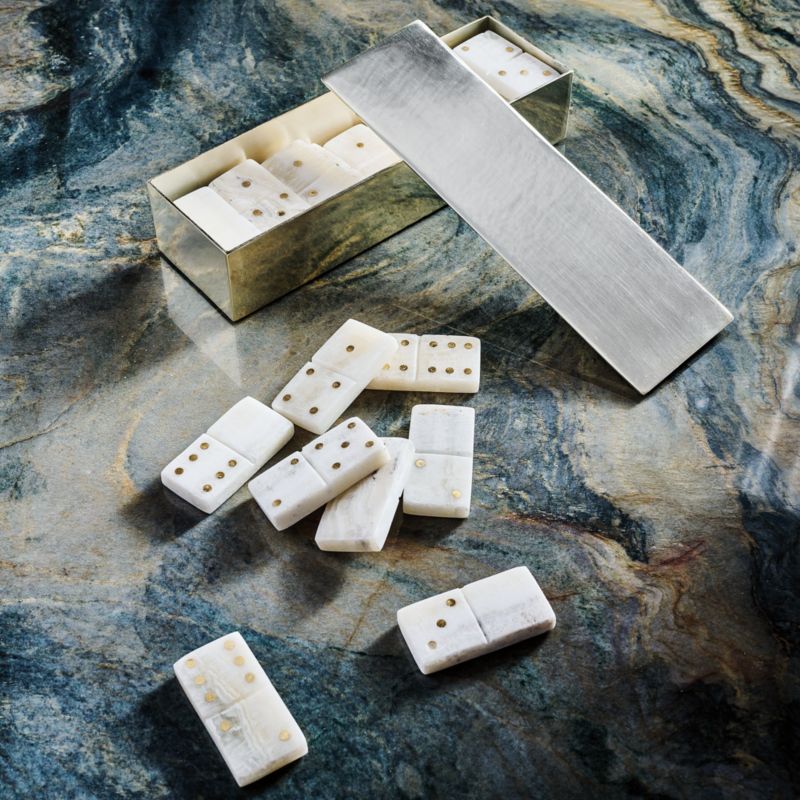 Carved Onyx Domino Set - image 2 of 3