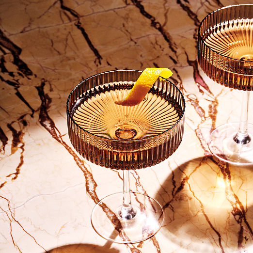 Eve Smoked Coupe Glass