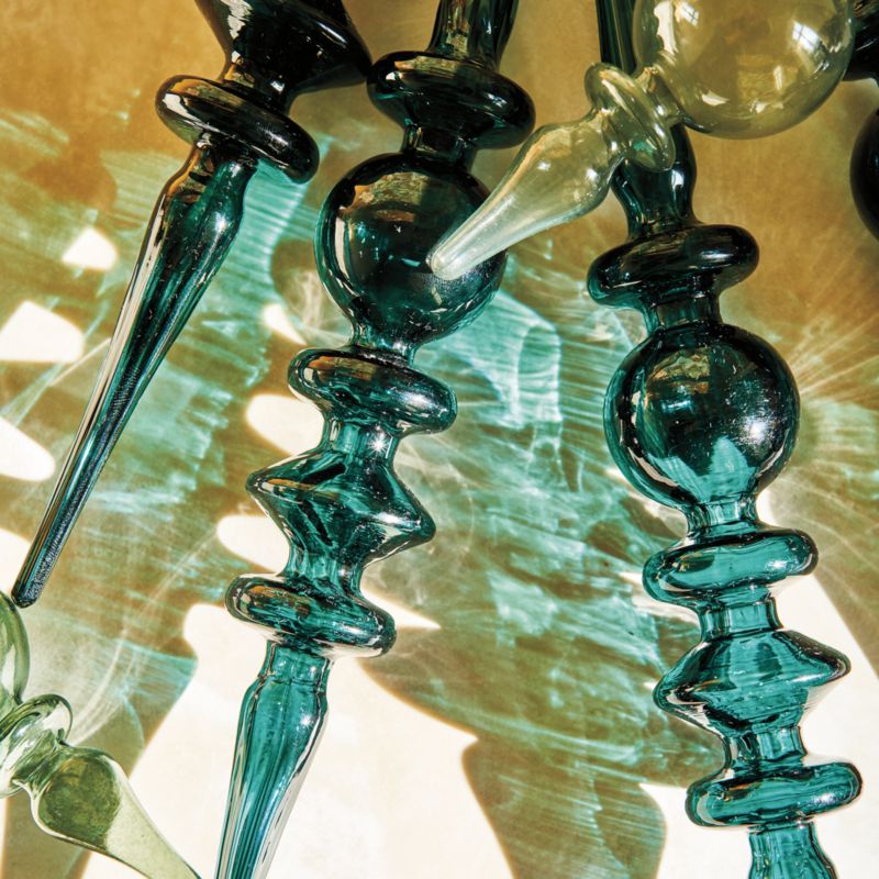 Neve Glass Icicle Christmas Tree Ornaments - image 1 of 2