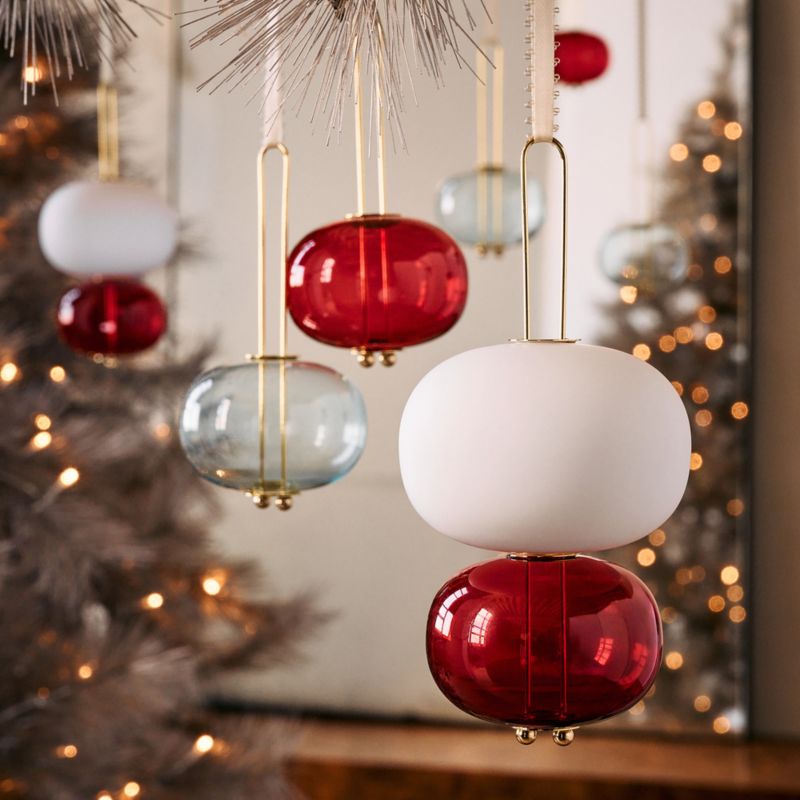 Kalino Glass Christmas Tree Ornaments, Set of 8 - image 1 of 5