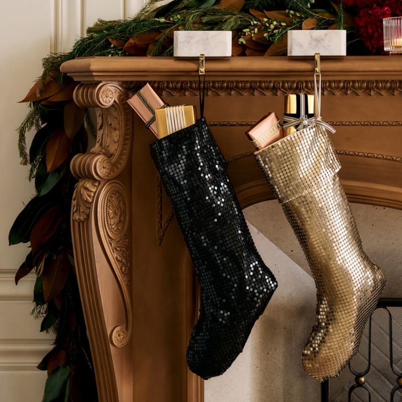 Ondola Rectangular White Marble Christmas Stocking Holder - image 4 of 7