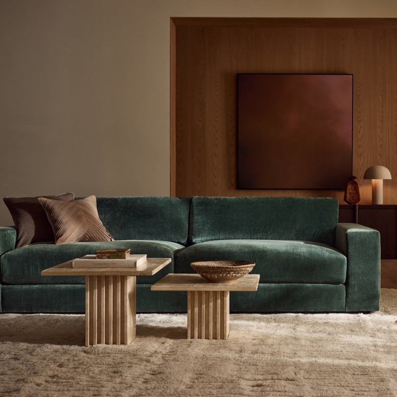 Berkeley 91" Jade Performance Velvet Sleeper Sofa - image 8 of 10