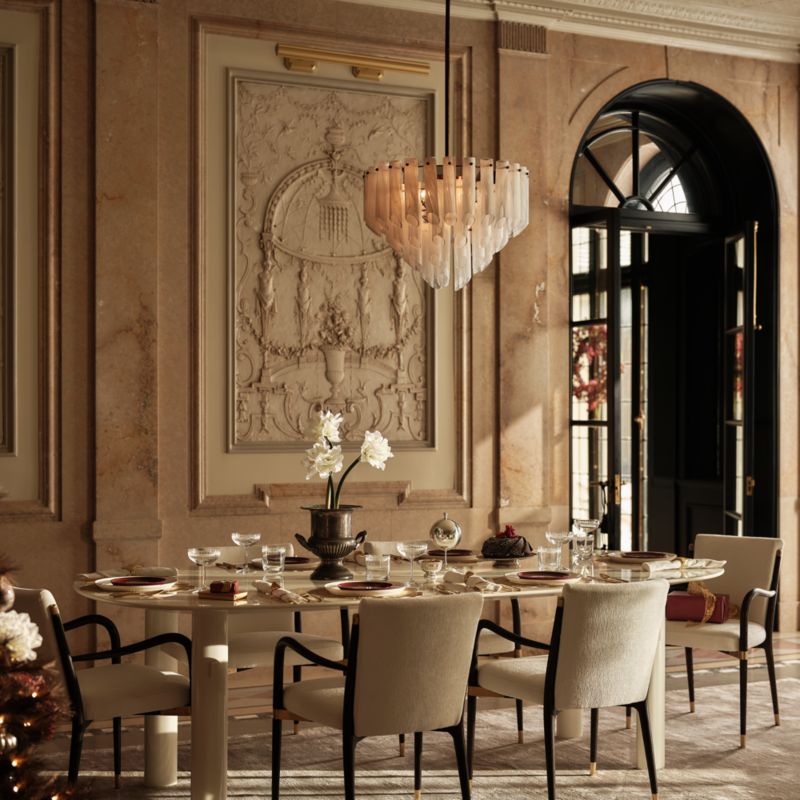 Tauro 96" Oval Lacquered Dining Table - image 7 of 8