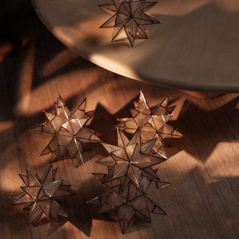 Estella Silver Capiz Holiday Star 8" - image 6 of 7