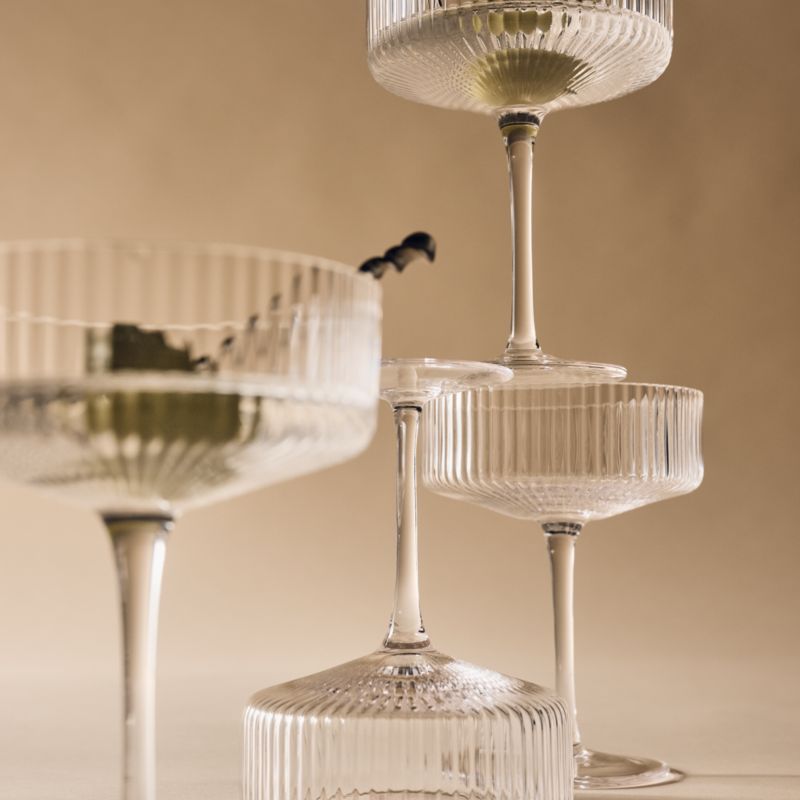 Eve Coupe Glasses Set of 4 - image 6 of 13