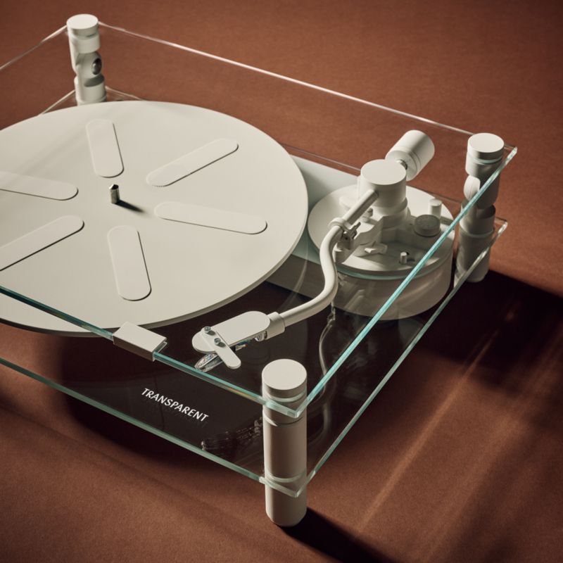 Transparent Sound White Turntable - image 2 of 3