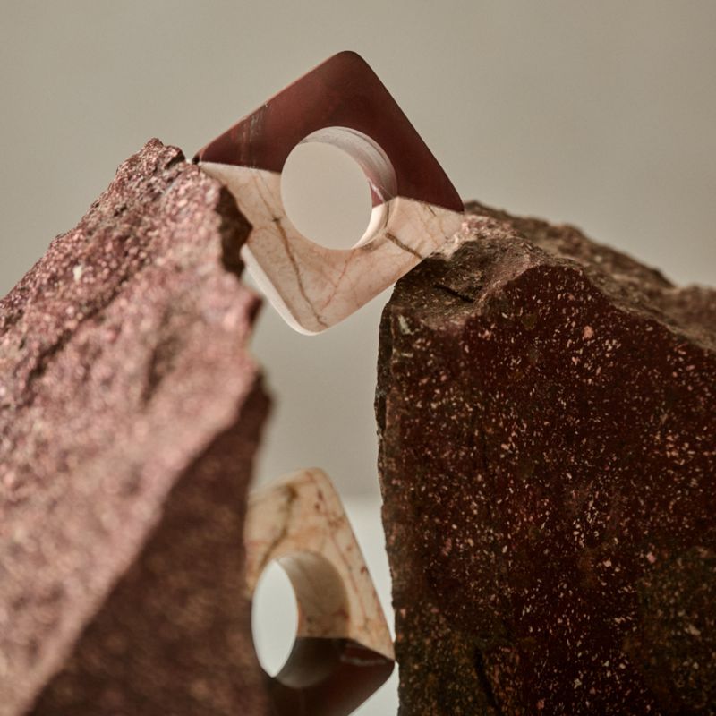 Azure Two-Toned Marble Napkin Ring by Nina Garcia - image 4 of 6