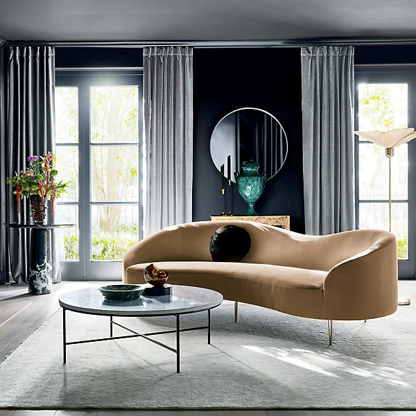 White coffee clearance table cb2