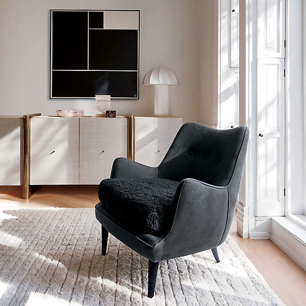 Linen credenza sale