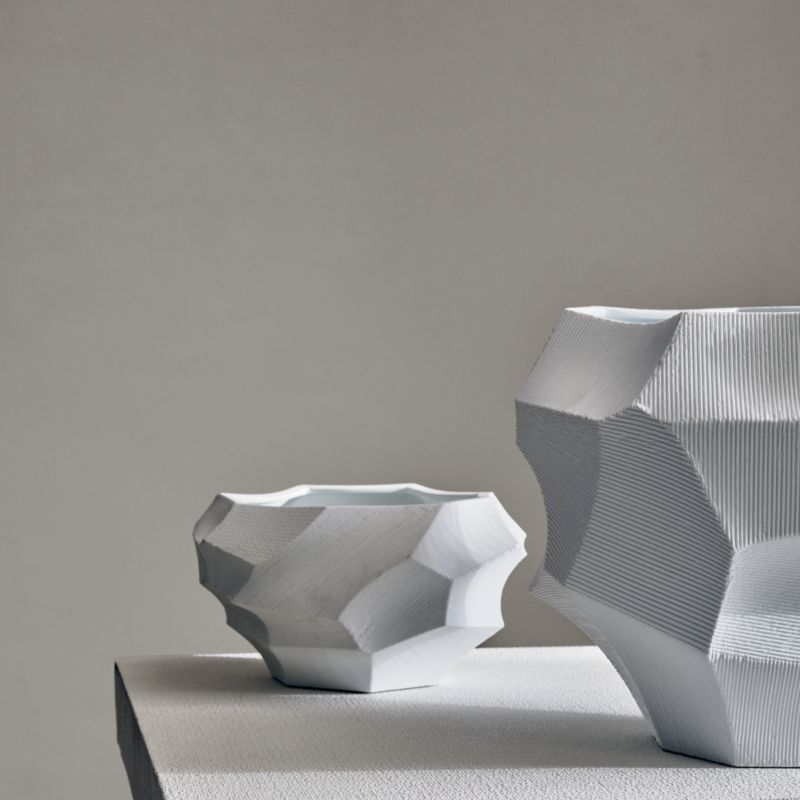 Renata White Porcelain Indoor Planter Large - image 5 of 7