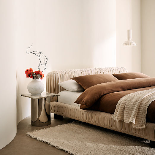 Cantar Queen Bed Luca Camel