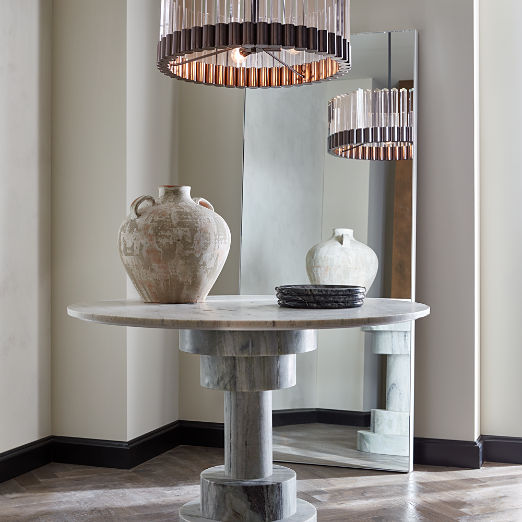Kota 47" Round Marble Dining Table