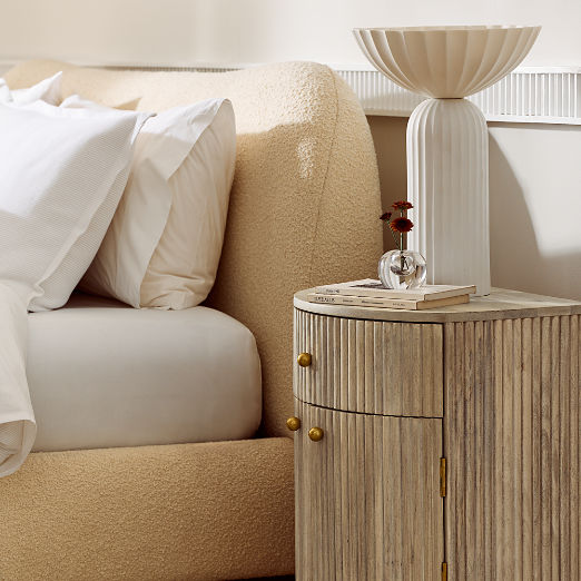 Jeanne Fluted White Porcelain Table Lamp