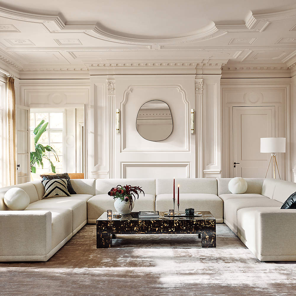 Left arm deals sectional sleeper sofa