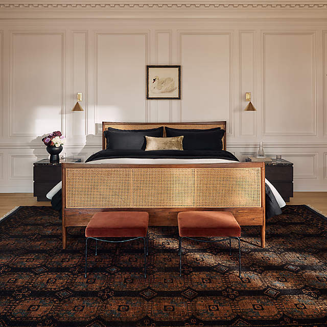 Cb2 cane bed sale