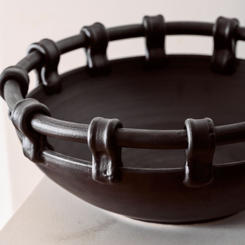 Mondovi Black Ceramic Decorative Bowl - image 7 of 10